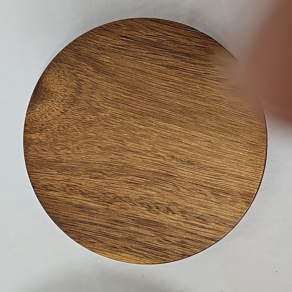 Hearth & Hand with magnolia stoneware wood coffee tea canister spoon counter - Picture 11 of 12